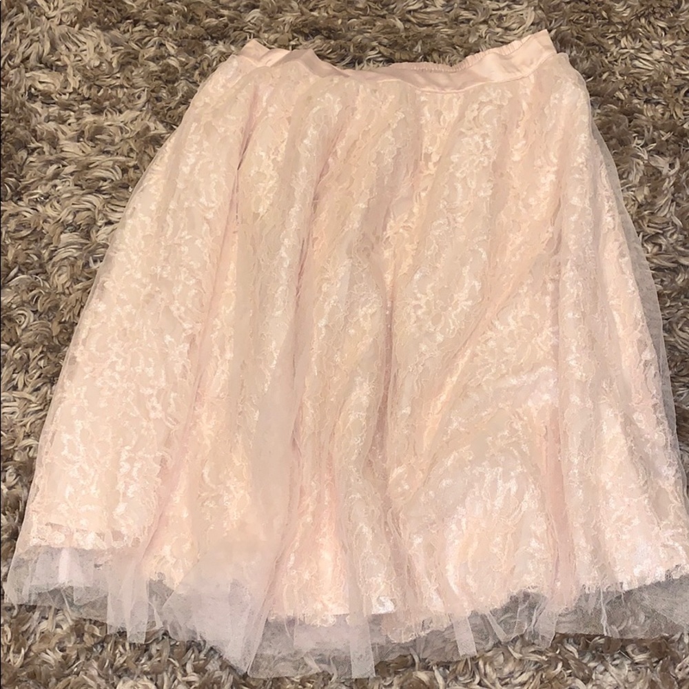 Tulle lace skirt
